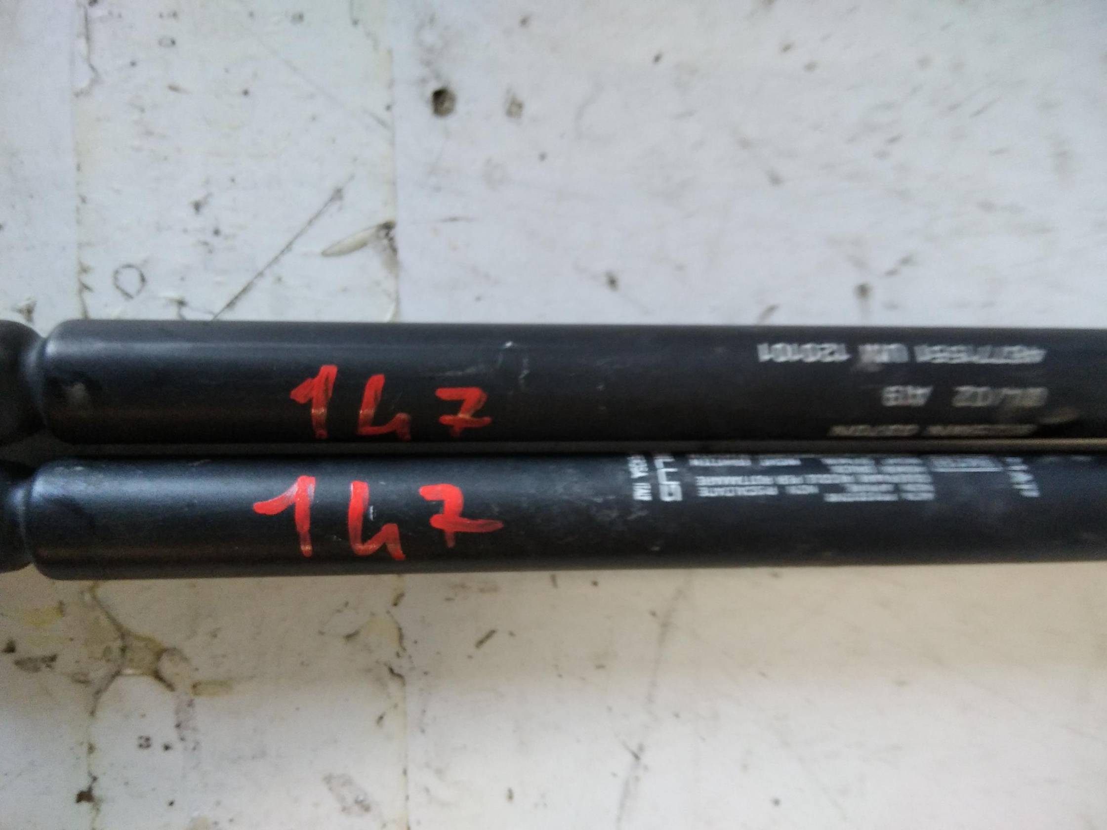 Asta ammortizzante portello post. sx.